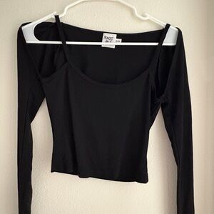 Princess Polly Black Long Sleeve Top